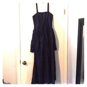 Goth style deep purple/black long dress